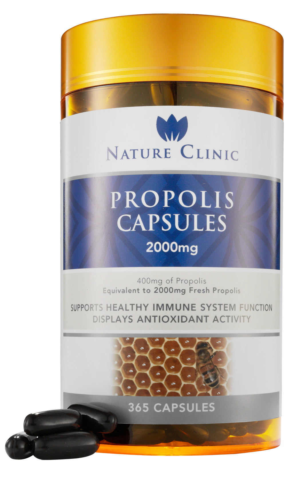 Nature Clinic Propolis Capsules 2000mg 365 Capsules