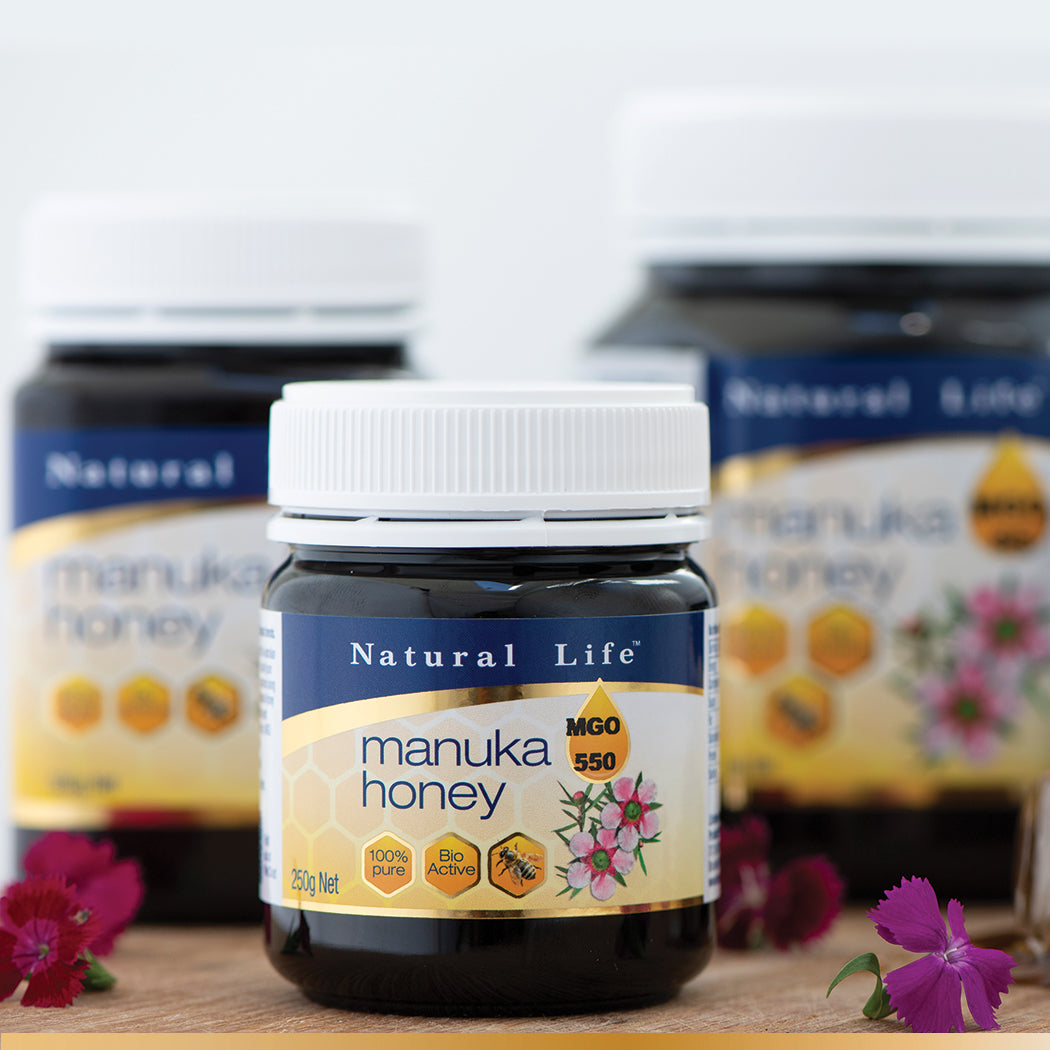 Natural Life Manuka Honey MGO 550 photo of all sizes offered